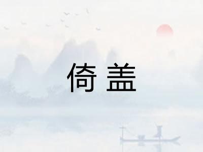 倚盖