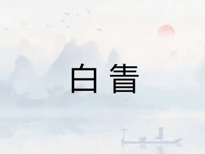 白眚