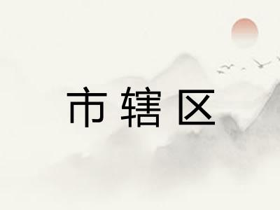 市辖区