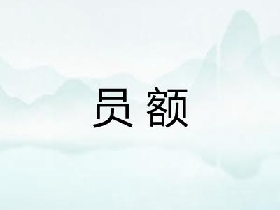 员额