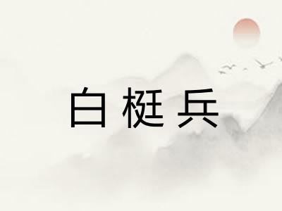 白梃兵