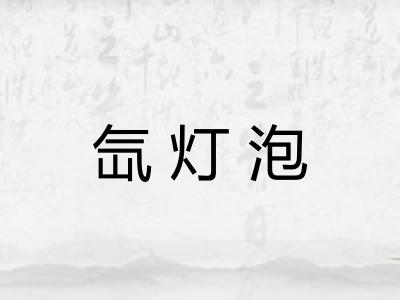 氙灯泡