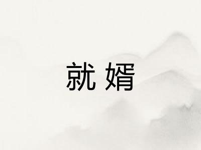 就婿