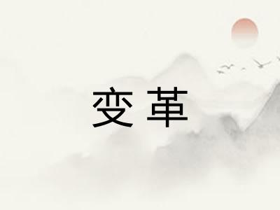 变革