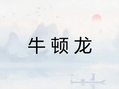 牛顿龙