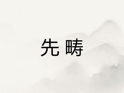 先畴
