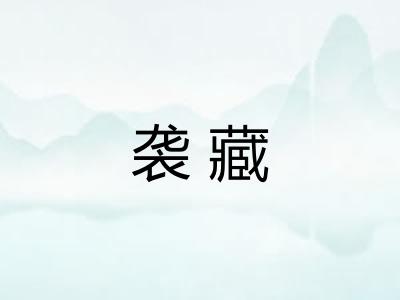 袭藏