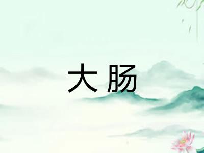大肠