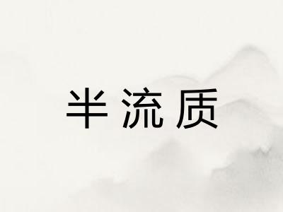 半流质