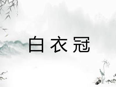 白衣冠