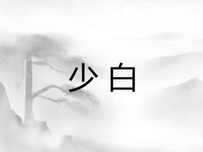 少白