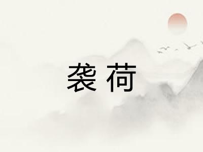 袭荷