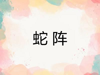 蛇阵