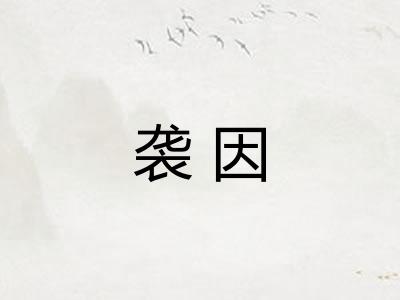 袭因