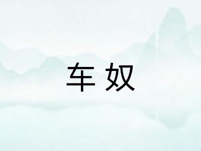 车奴
