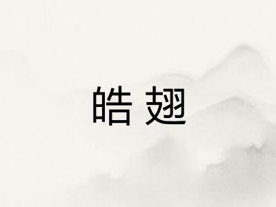 皓翅