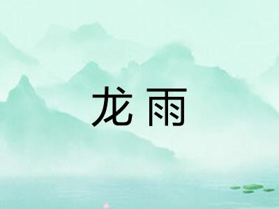 龙雨