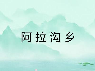 阿拉沟乡