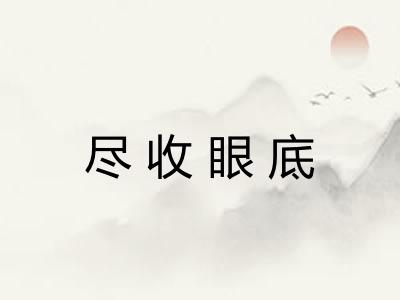 尽收眼底