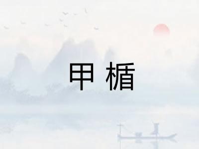 甲楯