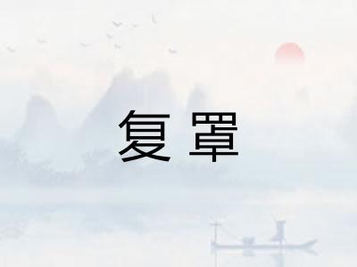 复罩