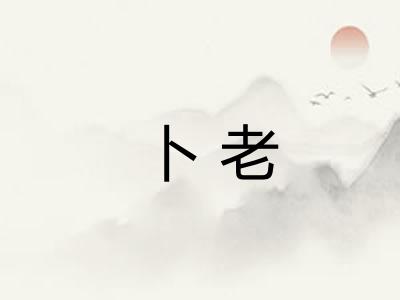 卜老