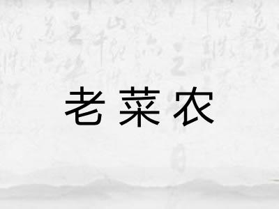 老菜农