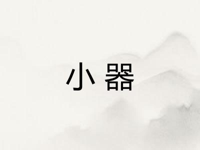 小器