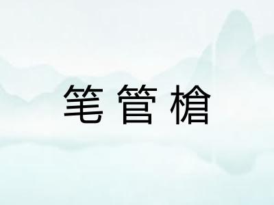 笔管槍