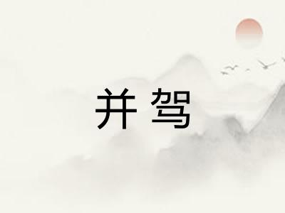 并驾