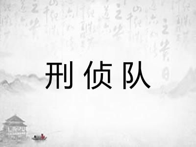 刑侦队
