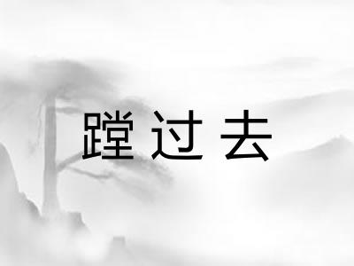 蹚过去