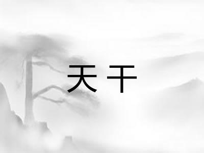 天干