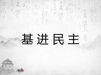 基进民主 基进民主