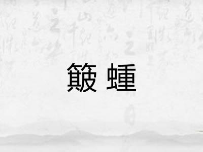 簸蝩