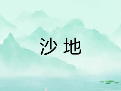 沙地