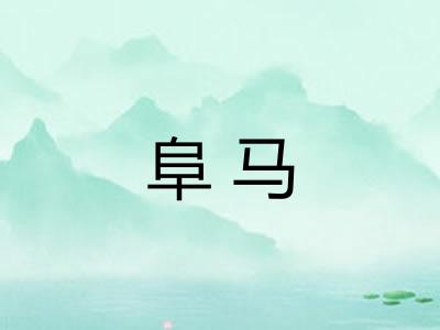 阜马