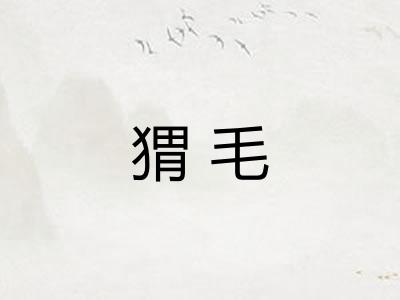 猬毛