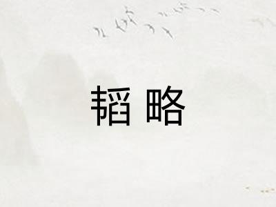 韬略