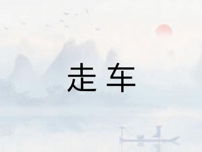 走车