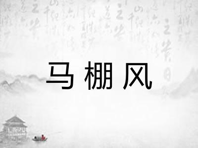 马棚风