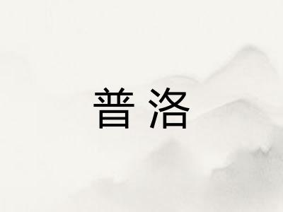 普洛