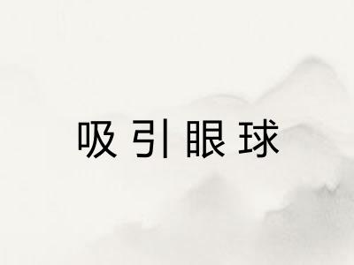吸引眼球 吸引眼球