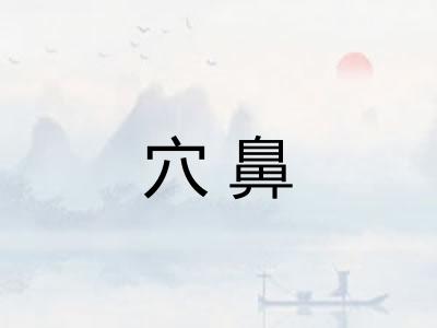 穴鼻