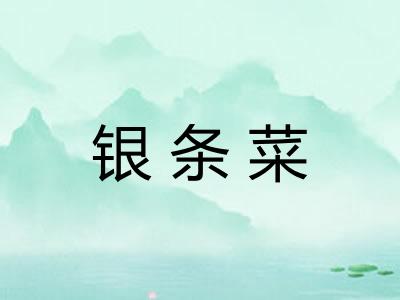 银条菜