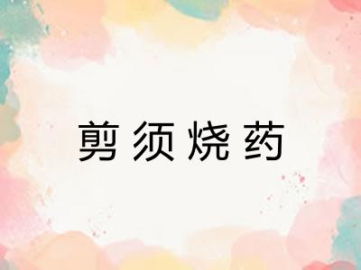 剪须烧药