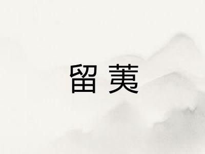 留荑
