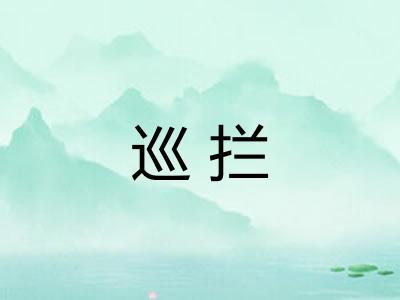 巡拦