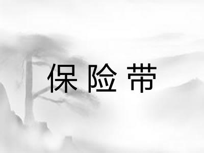 保险带