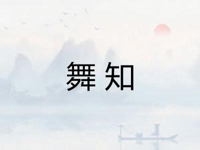 舞知